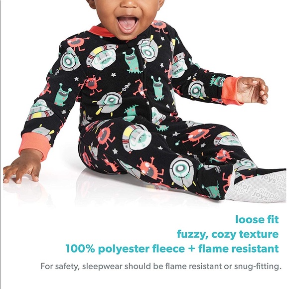 New 3 pairs carter’s one piece pajamas onesie - Picture 2 of 5